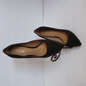Coach Pumps 5 inch heel, black, size 6.5 B.
